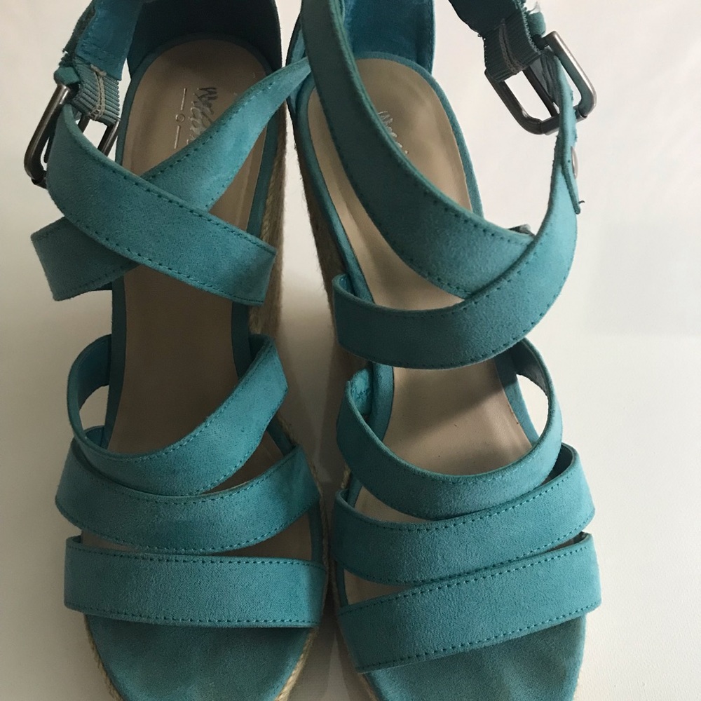 Mossimo Blue Wedges